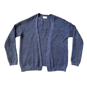 Universal Threads Womans Open Front Waffle Knit Cardigan Sweater Size XS Blue